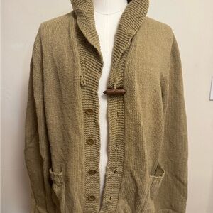 Polo by Ralph Lauren Tan Cardigan Sweater